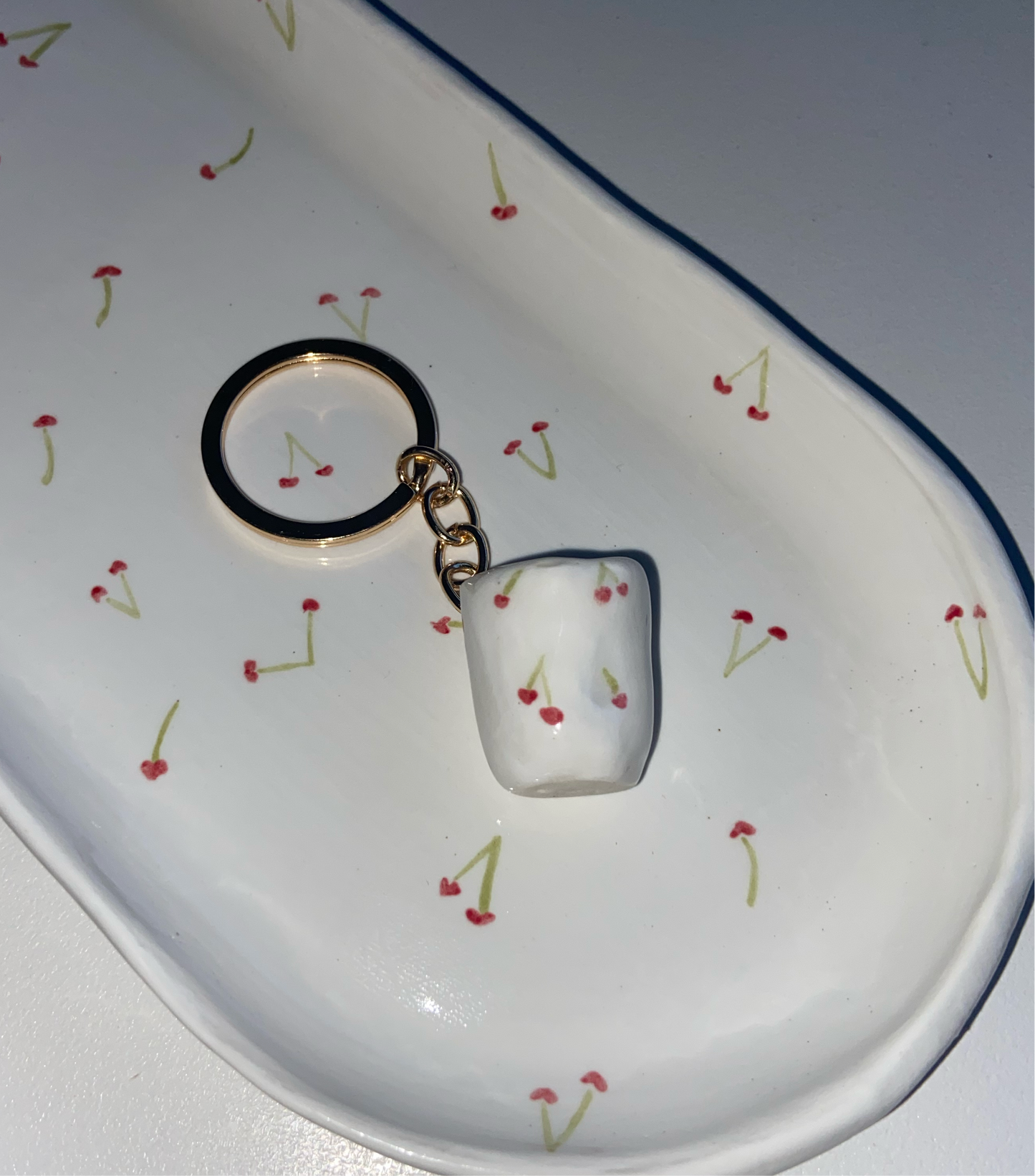 Cherry Keychain