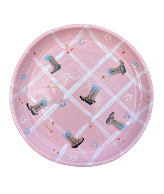 2nd sale Limited addition Cowgirl plate - small