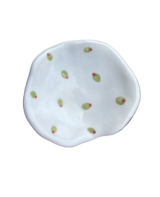 Small Olive trinket dish